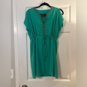 Green Luluvia Tie-Waist Dress